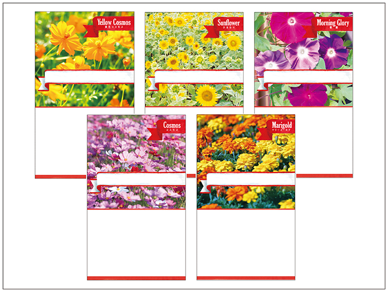 広告入り種子（スタンダード）<br />
＜花夏＞